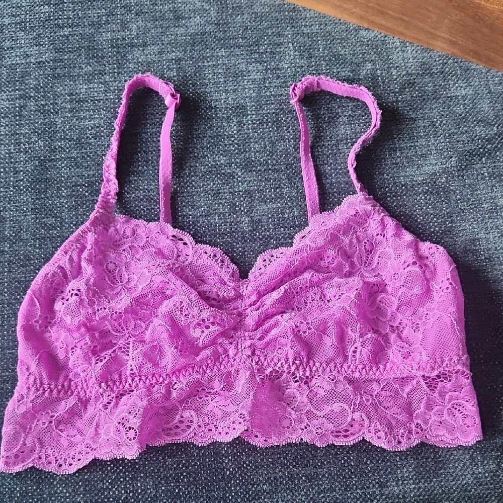 PINK Victoria's Secret Pink Lace Bralette